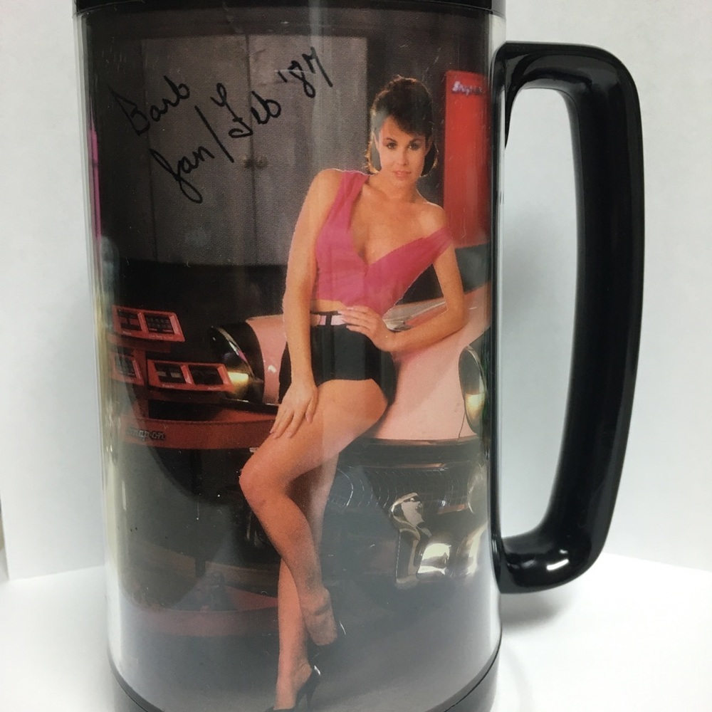 NEW Vintage Snap On Tools thermo mug hot chick